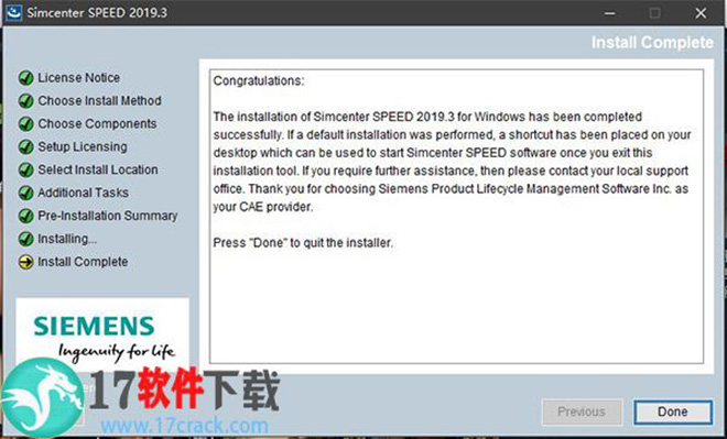 Siemens Simcenter SPEED 2019下载 v2019.3.0破解版(附安装教程（含激活方法）)